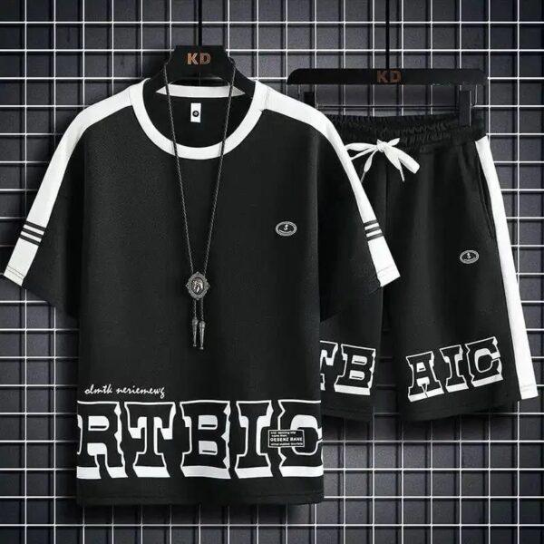 Combo Half T-Shirt And 3 Quarter Pants For Man