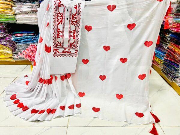 ☘প্রিমিয়াম জর্জেট শাড়ি