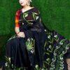 Hand Print Half Silk Sharee
