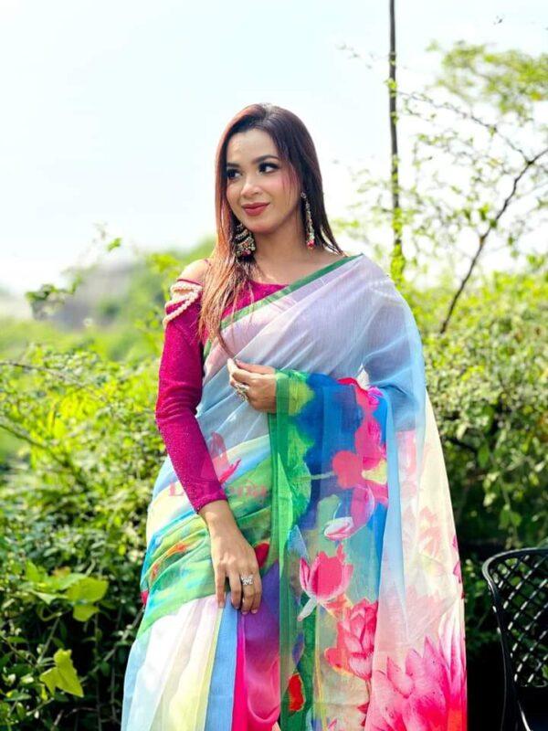 প্রিমিয়াম জাপানি সিল্ক শাড়ী
