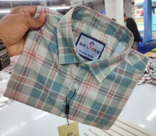 Luxury China Magnet Cotton Signature full Sleeve Print Shirt