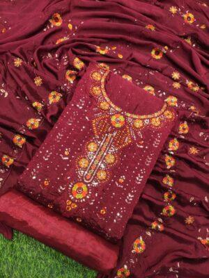 IMG-20250224-WA0250 নিউ কালেকশন রেডিমেড ফোর পিস পার্টি ড্রেস