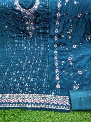 IMG-20250224-WA0255 নিউ কালেকশন রেডিমেড ফোর পিস পার্টি ড্রেস
