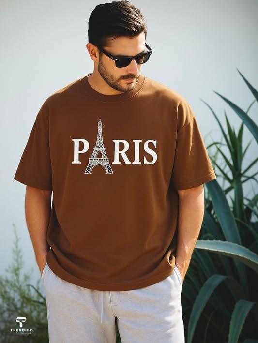 Drop Shoulder Tshirt with DTF Print