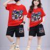 Drop Shoulder Baby TShirt and Pant Set